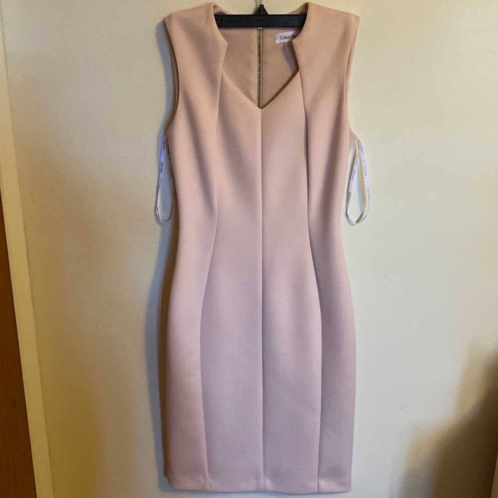 Calvin Klein Light Pink Scuba Dress